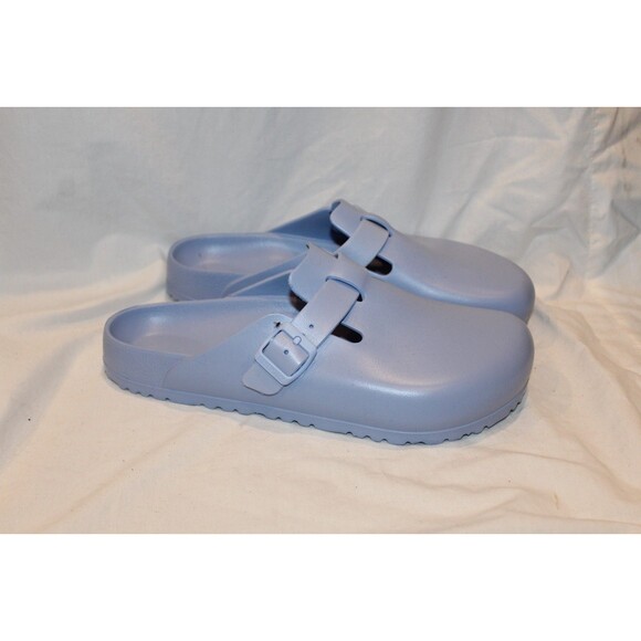 Birkenstock Men Boston Essentials EVA Sandals LIGHT BLUE EU 45 REG US 12 NEW